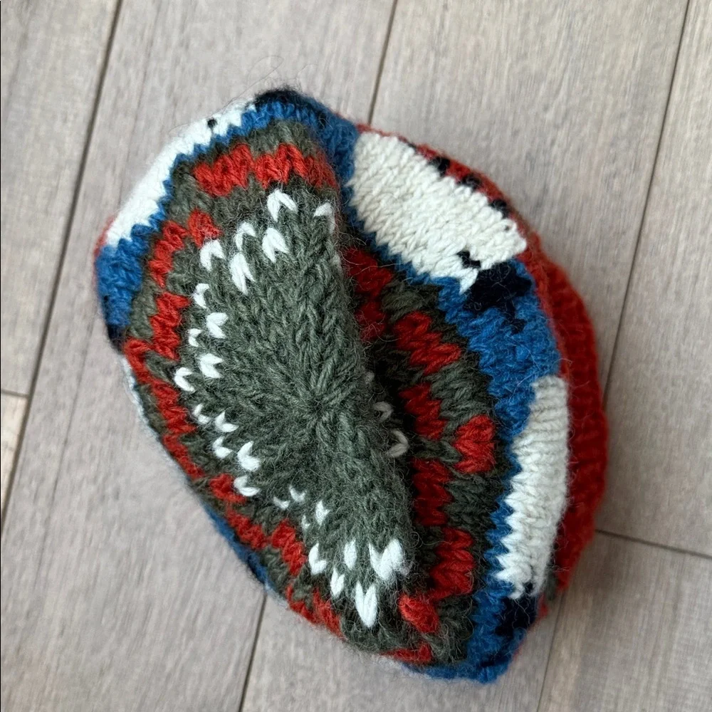 Loud Elephant Sheep Motif Wool Beanie - Picture 2 of 4